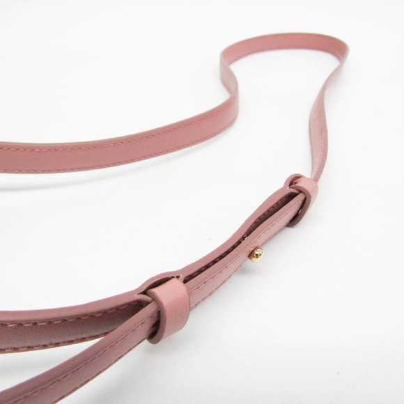 SALVATORE FERRAGAMO Gancini DH-21 H484 Women's Leather Shoulder Bag Light Pink - Picture 5 of 7